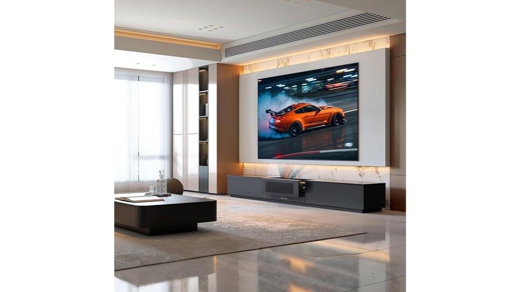 motorized large screen cabinet