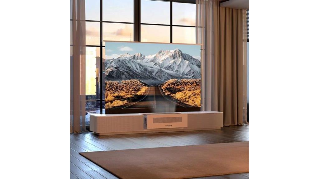 motorized laser tv cabinet