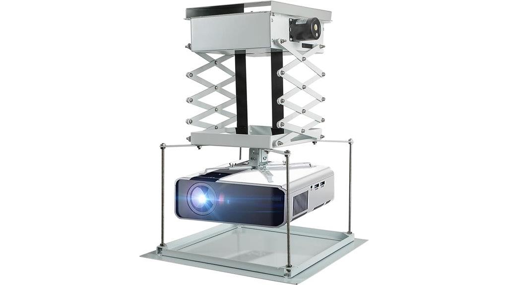 motorized projector mount remote