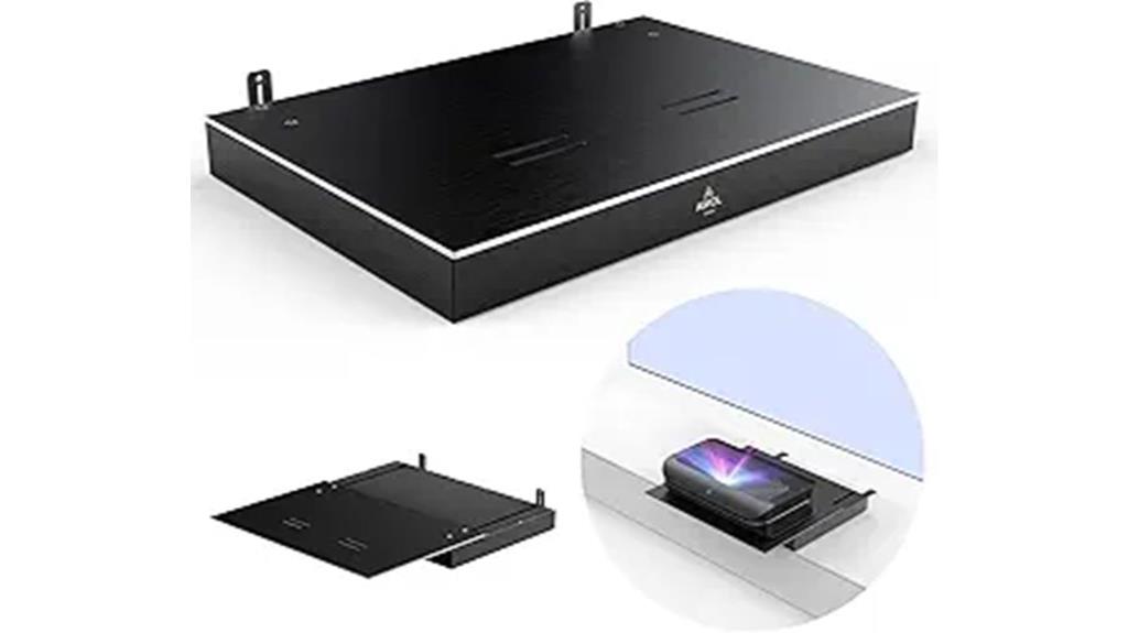 motorized projector tray slide