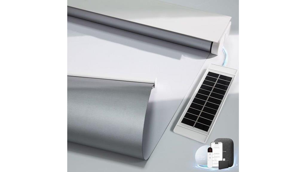 motorized solar powered blinds