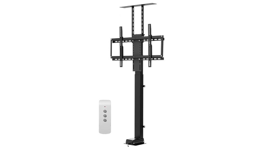motorized tv lift stand