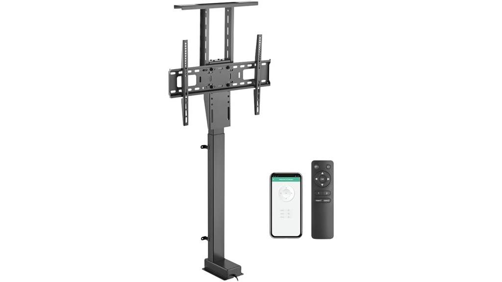motorized tv mount for large