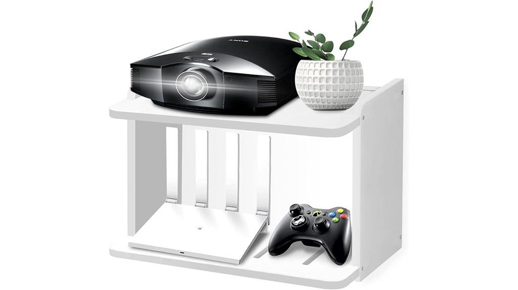 mount with heat shelf