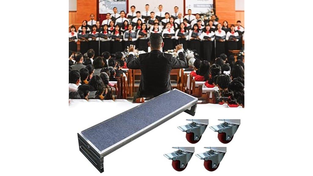 movable choir stage risers
