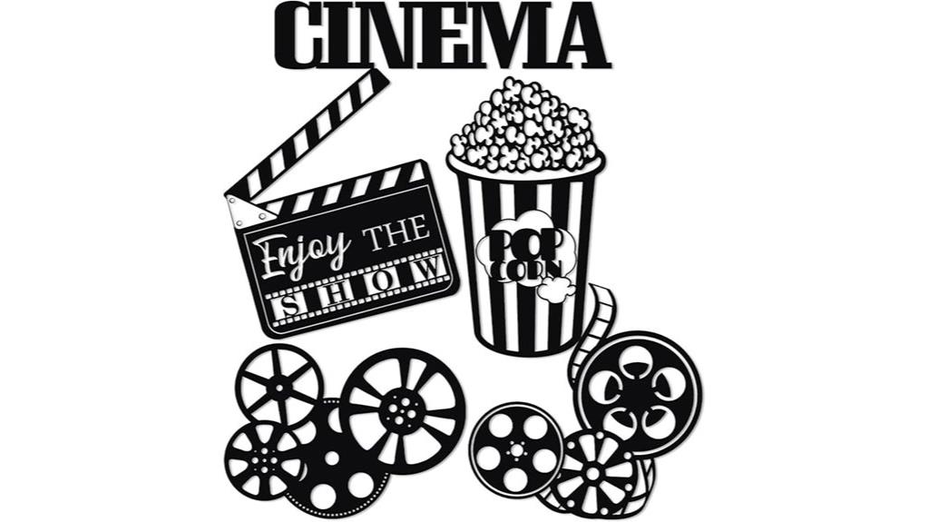 movie theater wall art