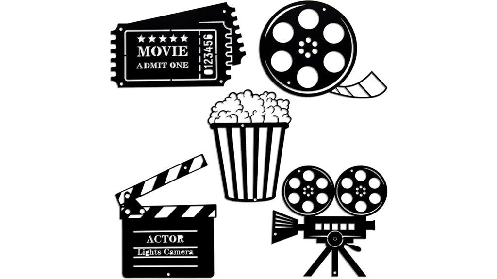 movie theater wall decor