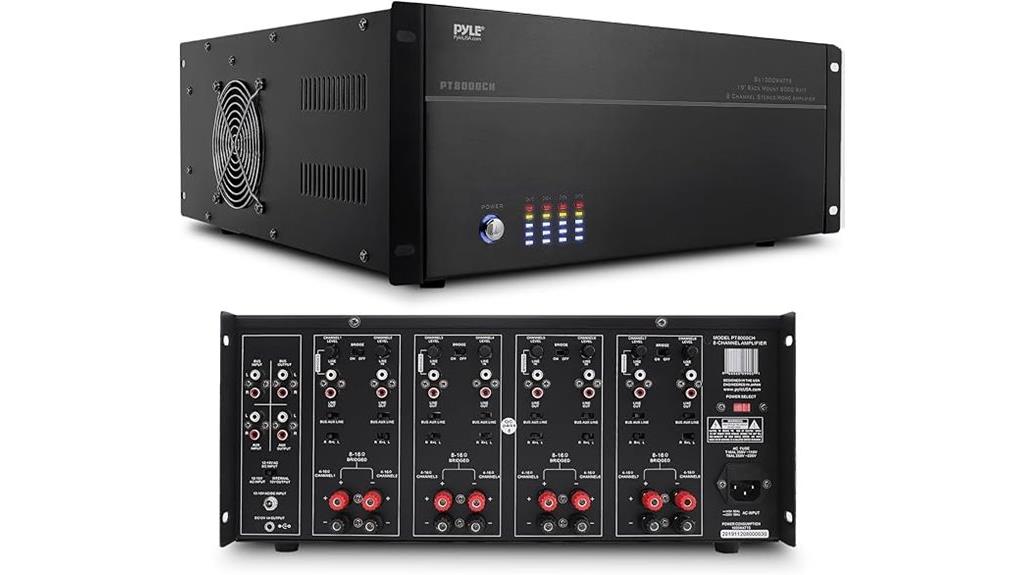 multi channel stereo amplifier