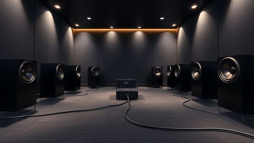 multiple subwoofers balance bass