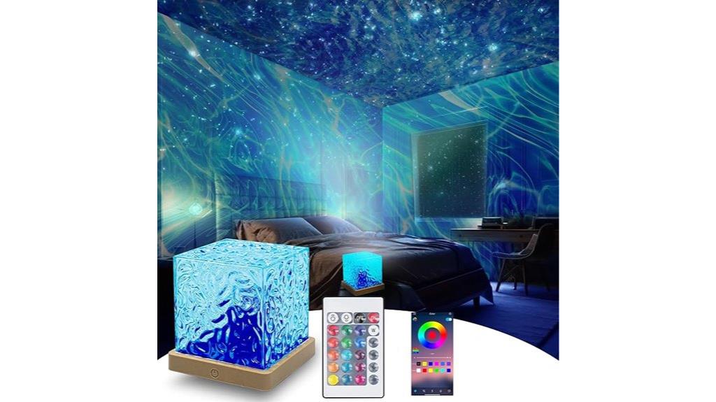 ocean wave aurora lamp