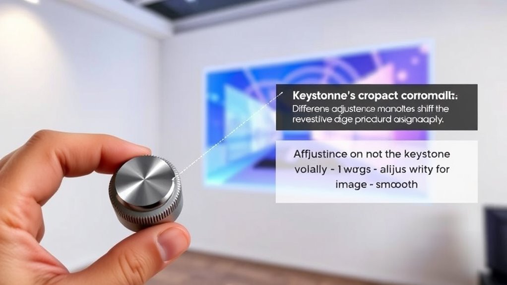 off center correction simplifies setup