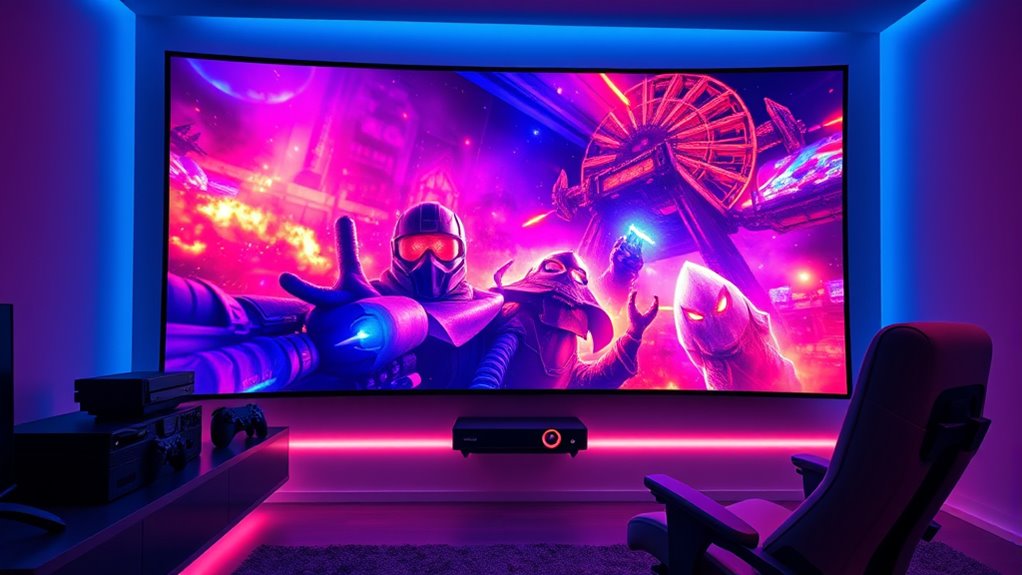 optimal gaming projector features