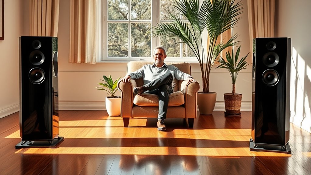 optimal speaker listener positioning