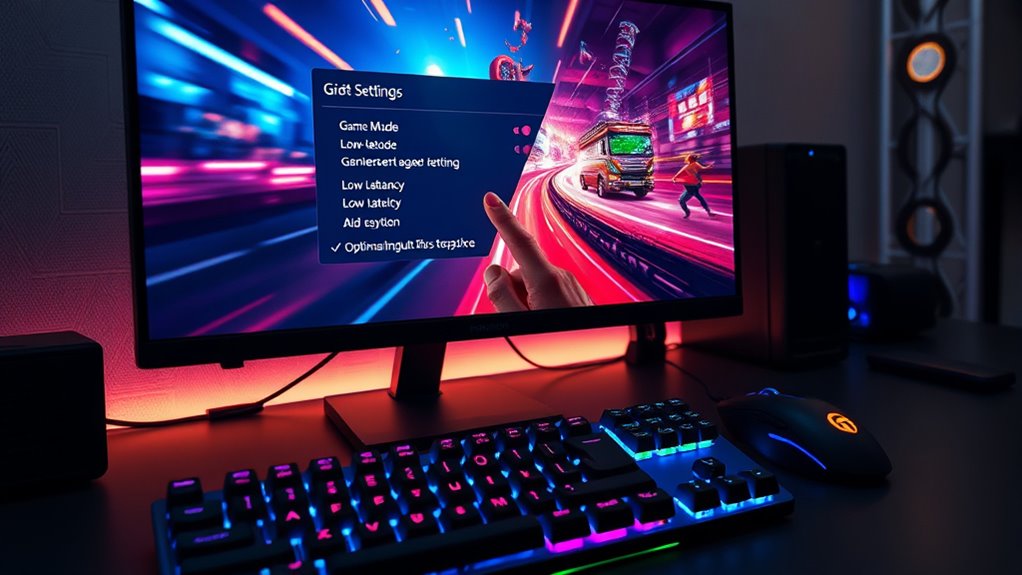 optimize display for gaming
