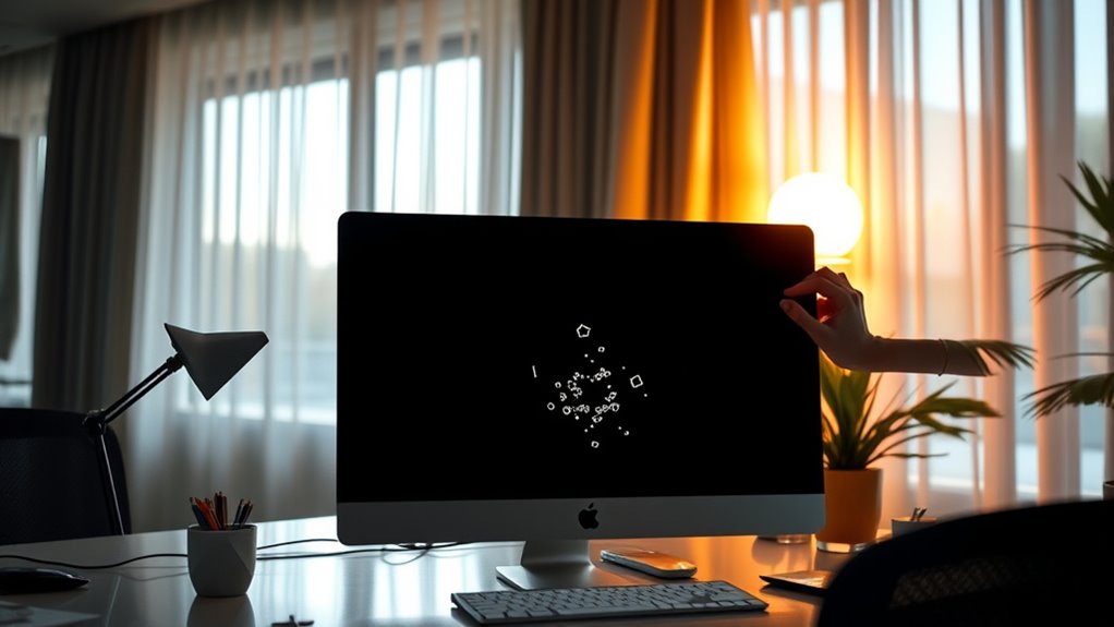 optimize lighting to reduce glare