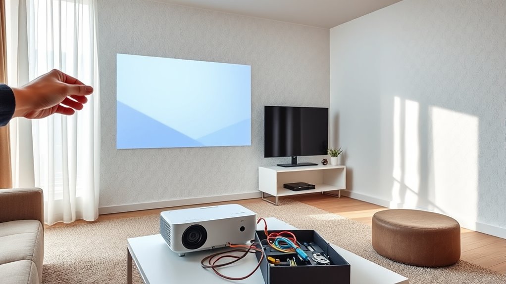 optimize projection setup stability