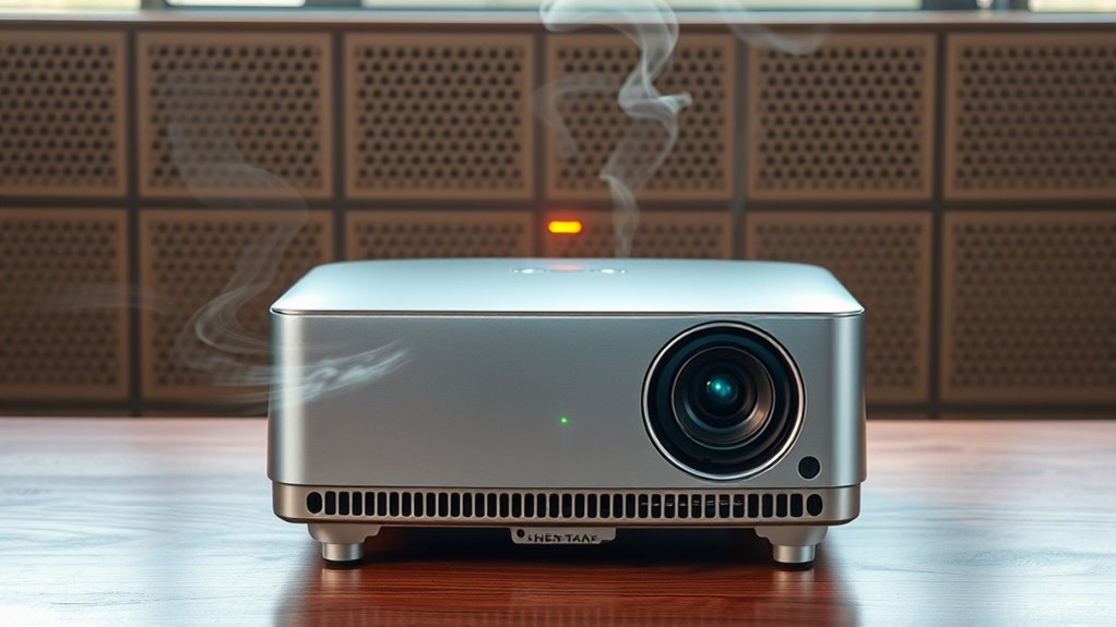 optimize projector ventilation airflow