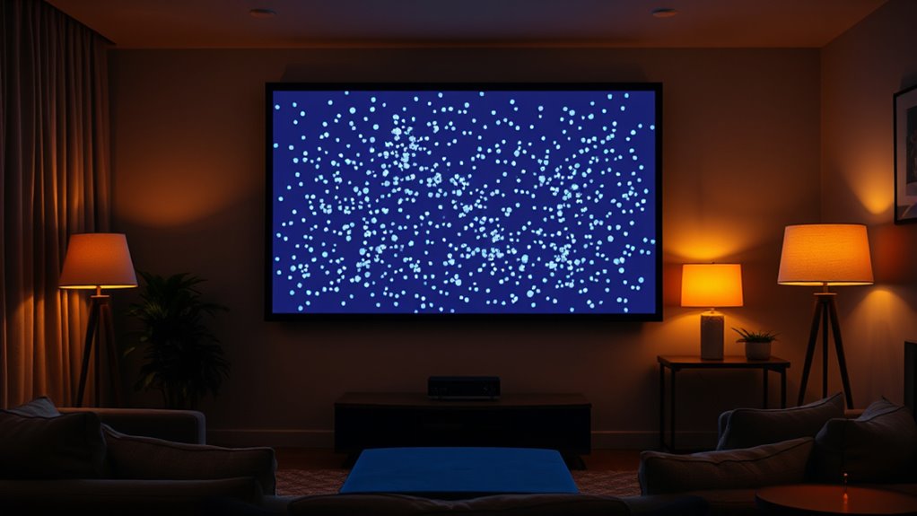 optimize room lighting conditions