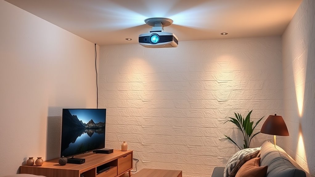 optimize small room projection