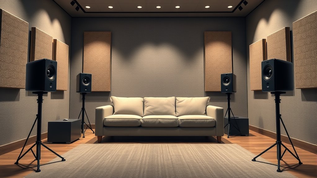 optimizing room sound reflection