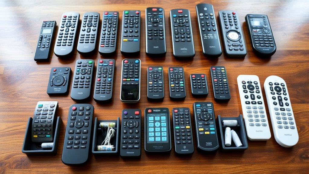 organize remote controls effectively