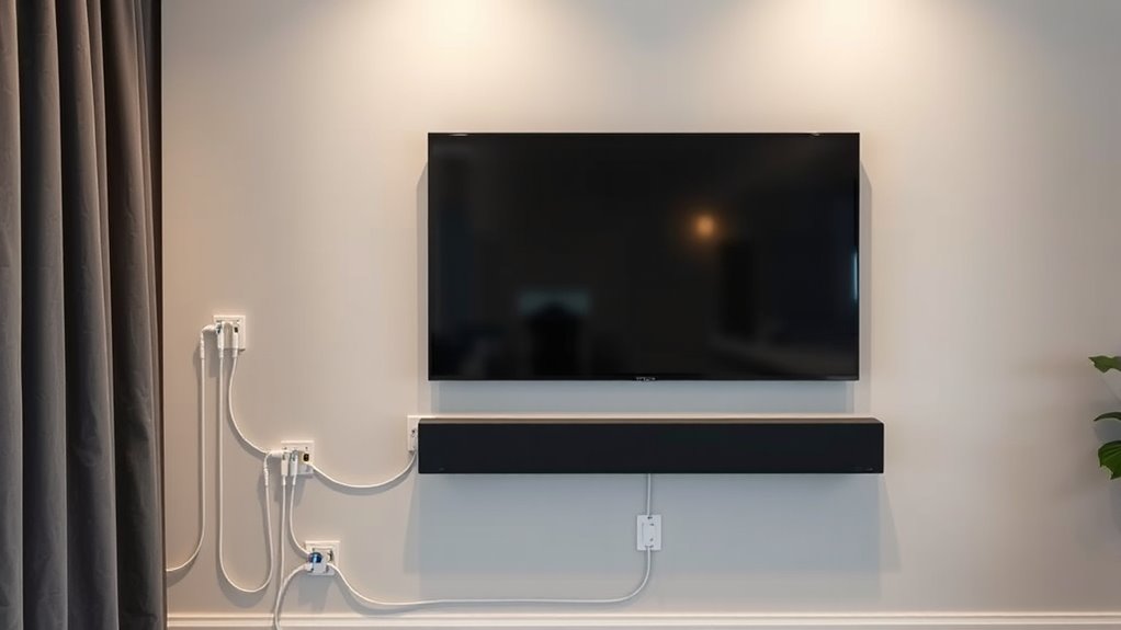 organized secure cable connections