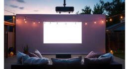 outdoor movie screen paints