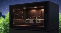 outdoor projector cabinet options