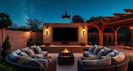 outdoor theater setup tips