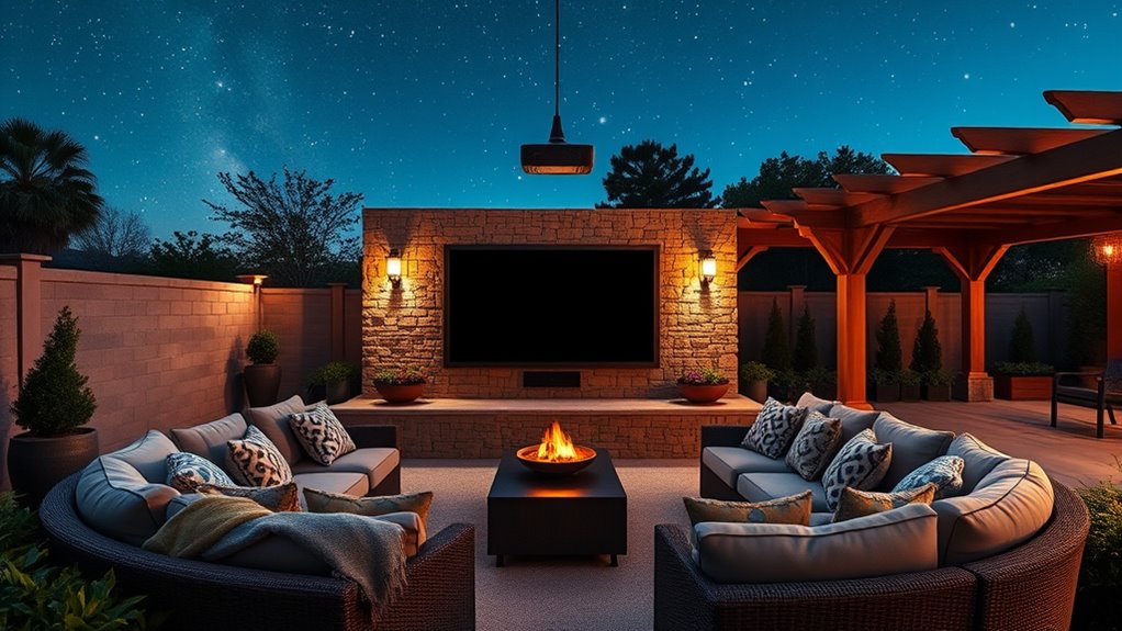 outdoor theater setup tips