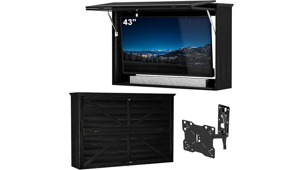 outdoor tv enclosure for 32 43 inch