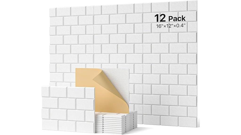 pack of soundproof panels