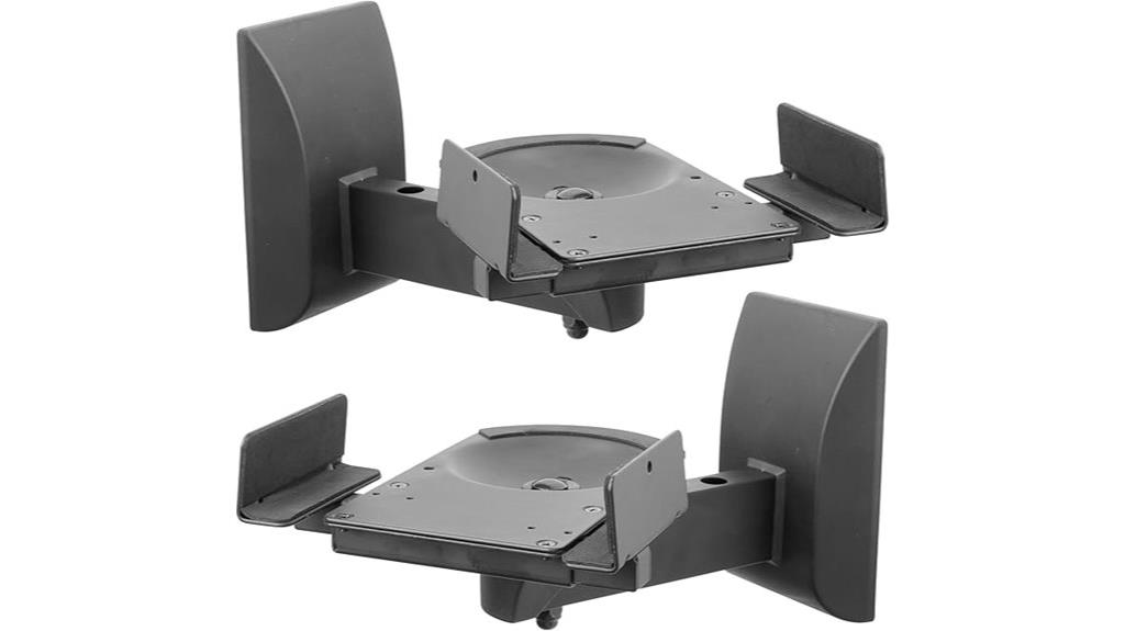 pair of bookshelf mounts