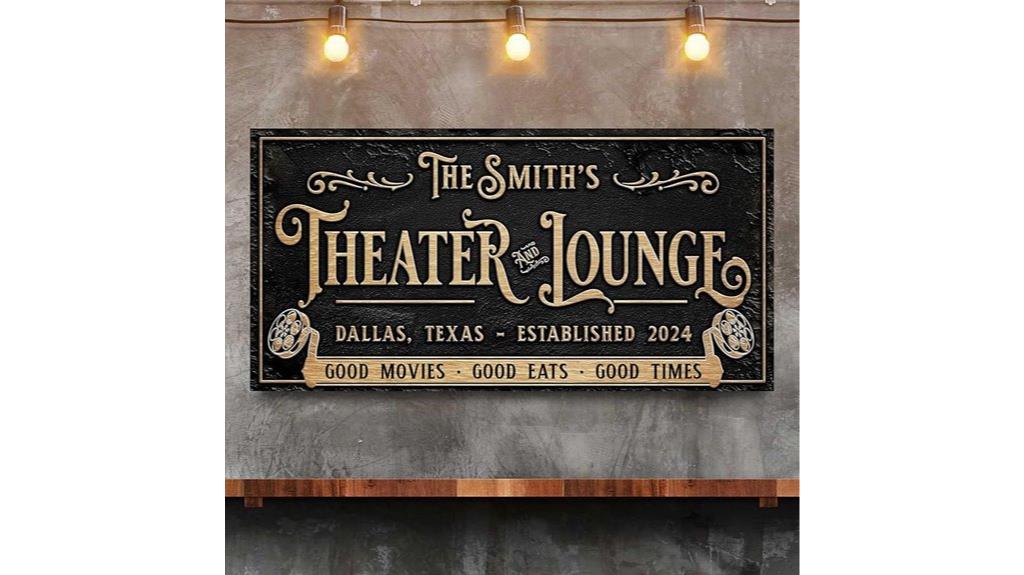 personalized movie wall art