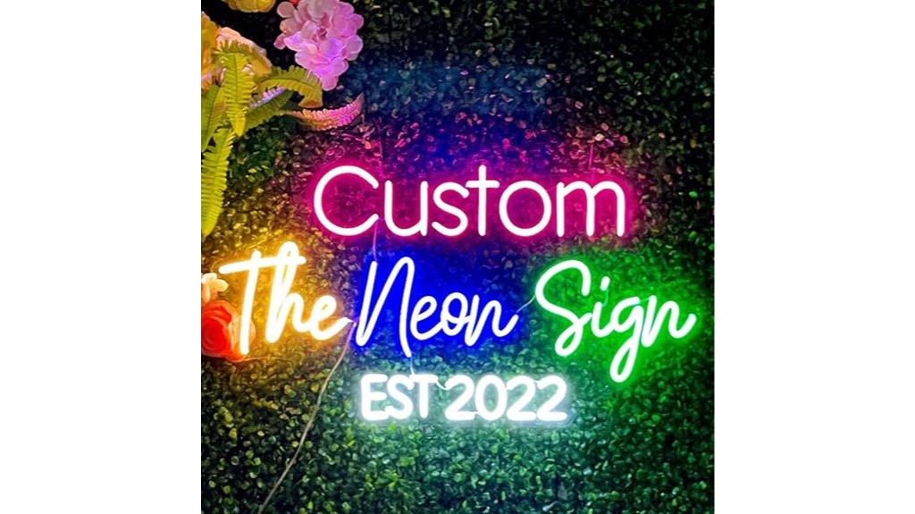 personalized neon led sign