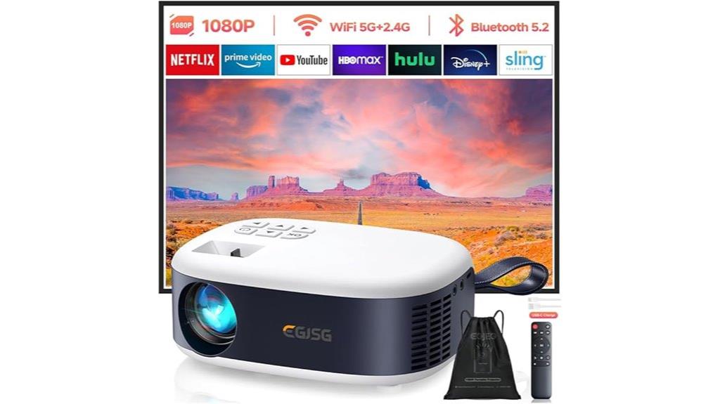 portable 1080p wifi projector