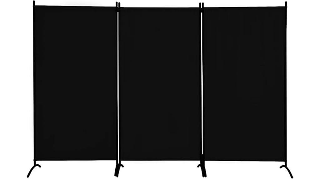 portable 3 panel privacy divider