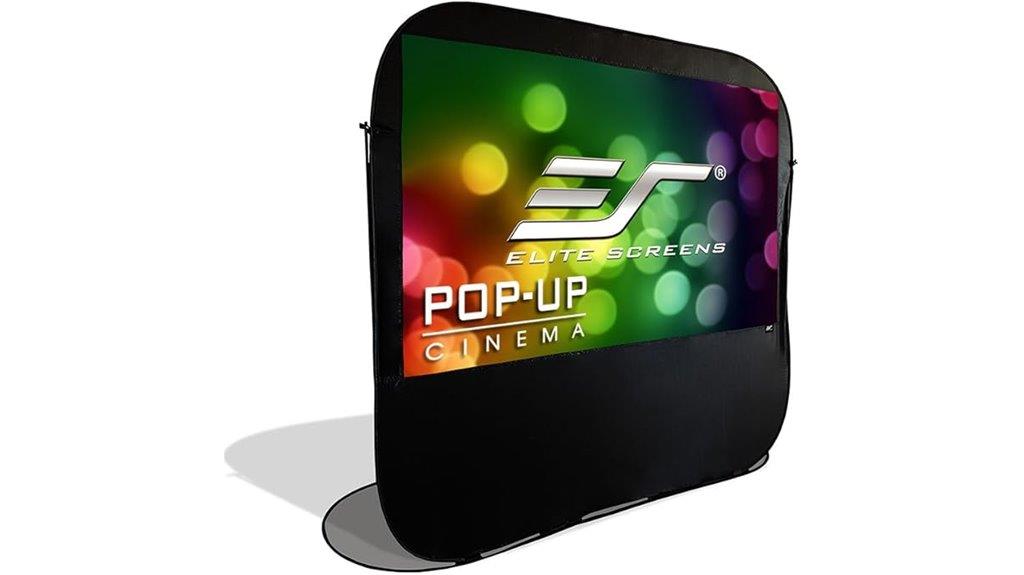 portable 92 inch projector screen