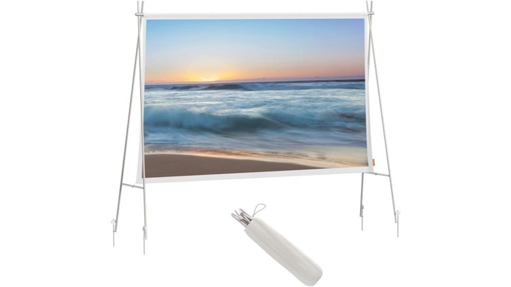 portable foldable outdoor screen