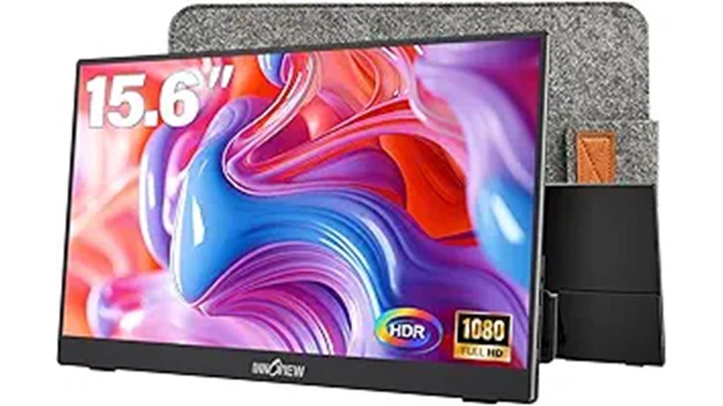 portable monitor with stand