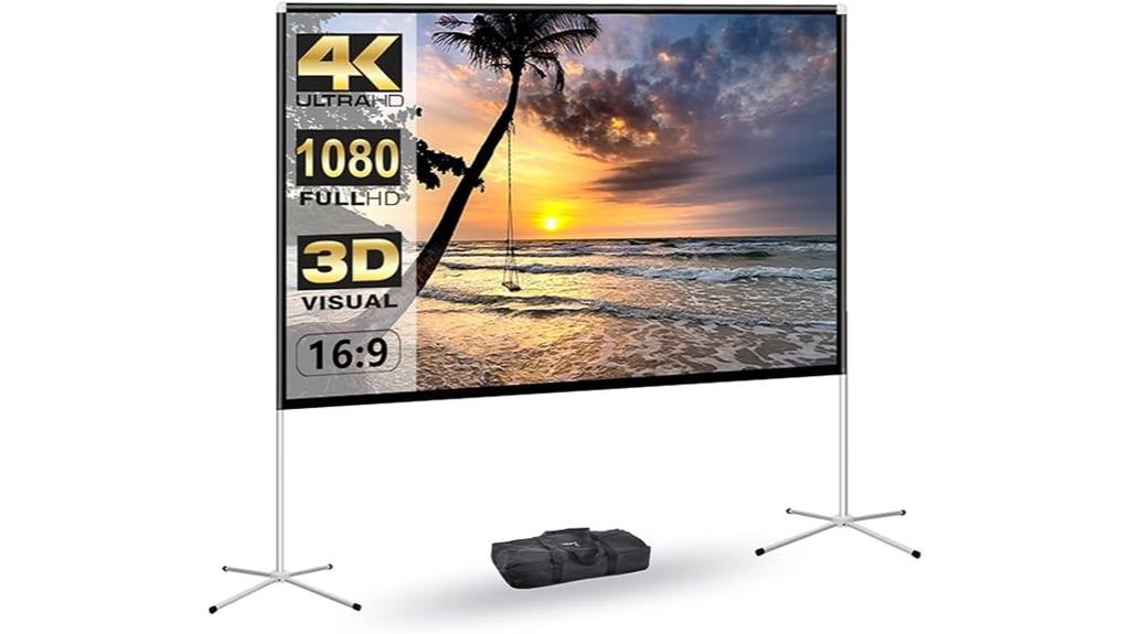 portable outdoor screen