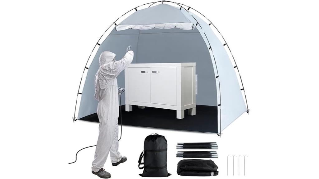 portable paint booth tent