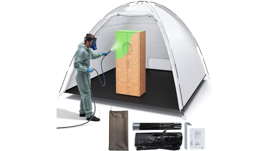 portable paint tent