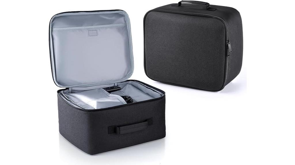 portable projector travel case