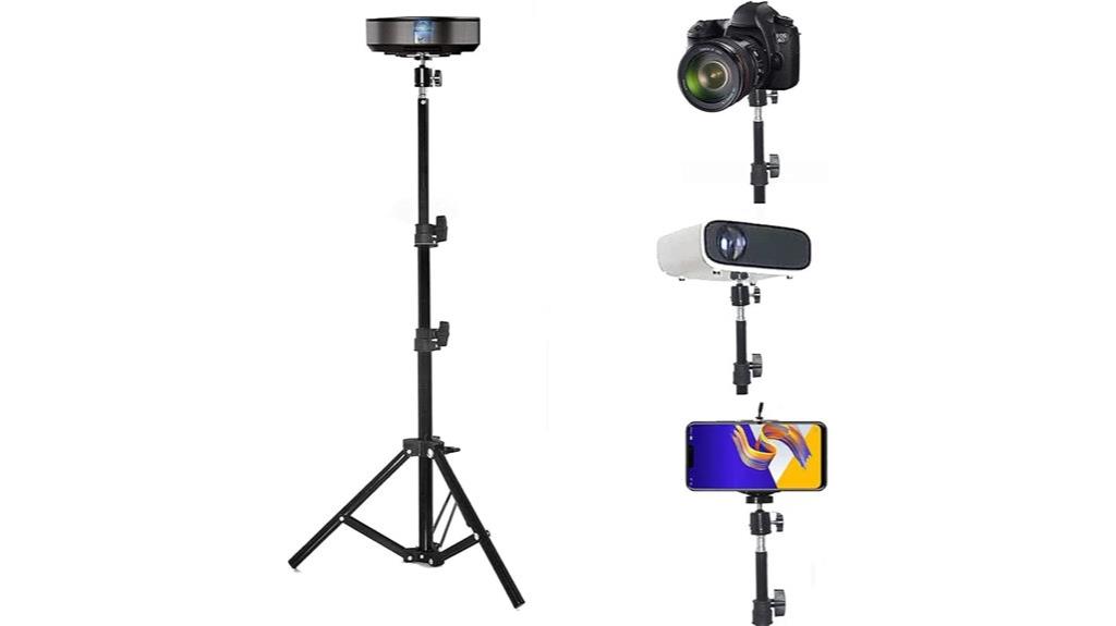 portable tripod projector stand