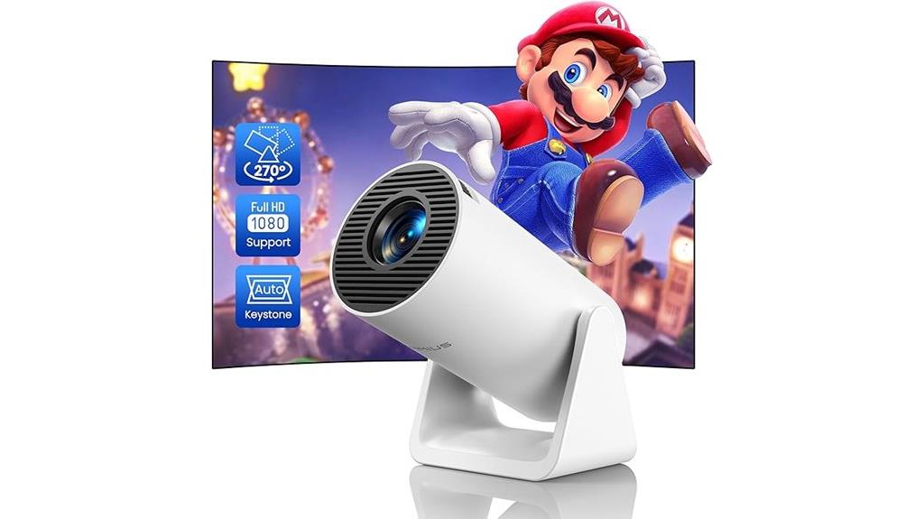 portable wifi bluetooth projector