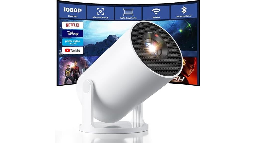 portable wifi bluetooth projector