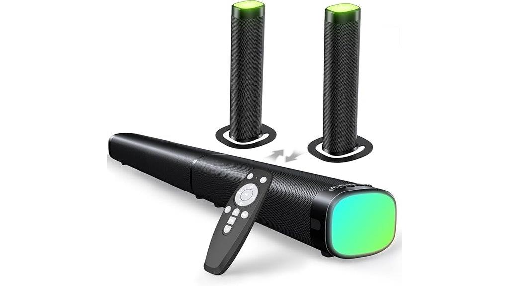 powerful bluetooth rgb speakers