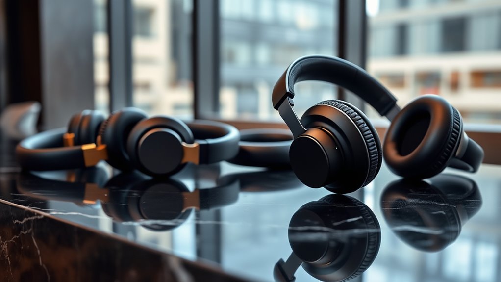 premium luxury noise canceling headphones