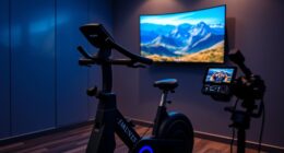 premium screen enabled exercise bikes